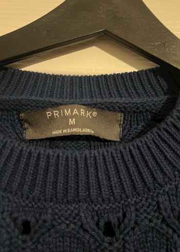 Kadın Lacivert Örgü Triko Kazak - Görsel 4