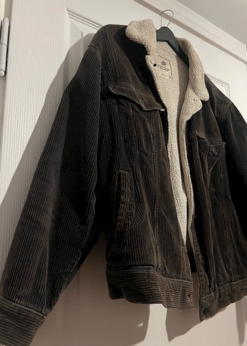 Kadife Siyah Eskitme Kadın Ceket - Görsel 4