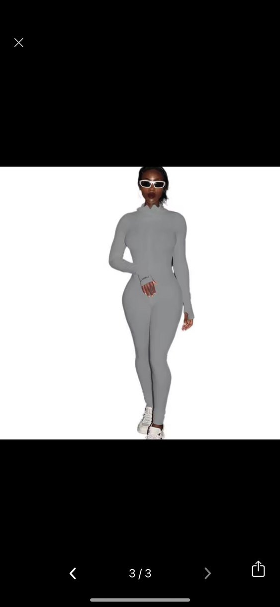 Beyaz Fermuarlı Kadın Uzun Tulum - Görsel 2