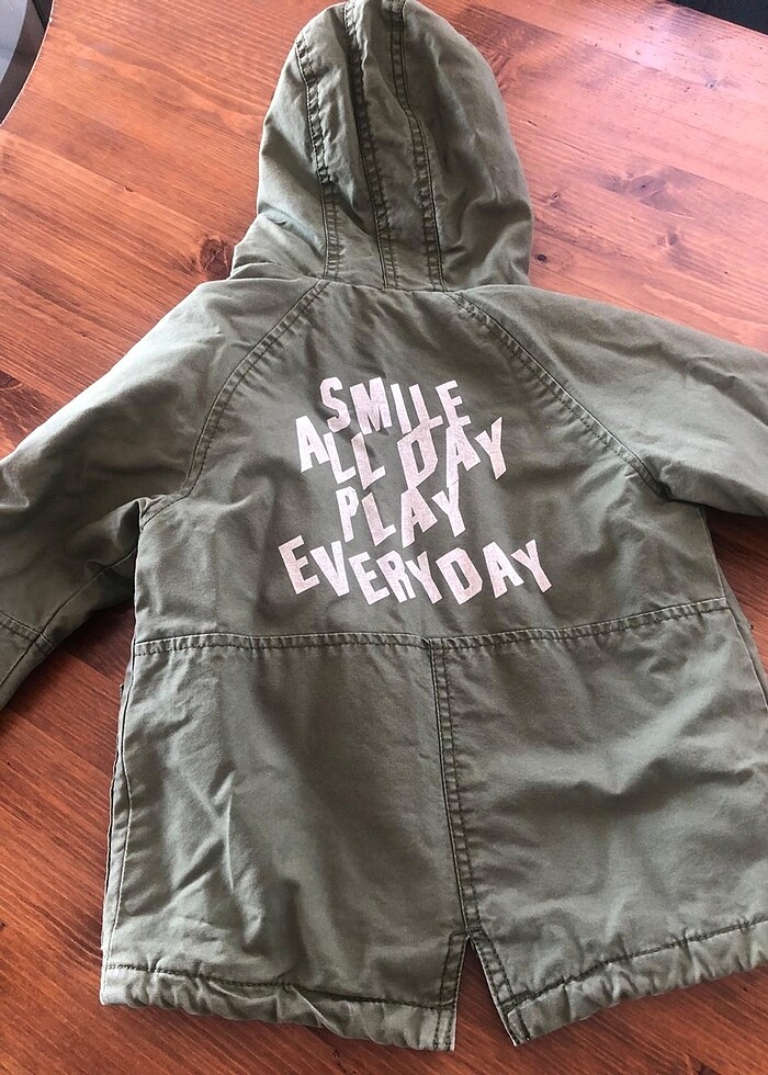 Zara 2-3 Yaş Kapşönlü Mevsimlik Kaban - Görsel 5