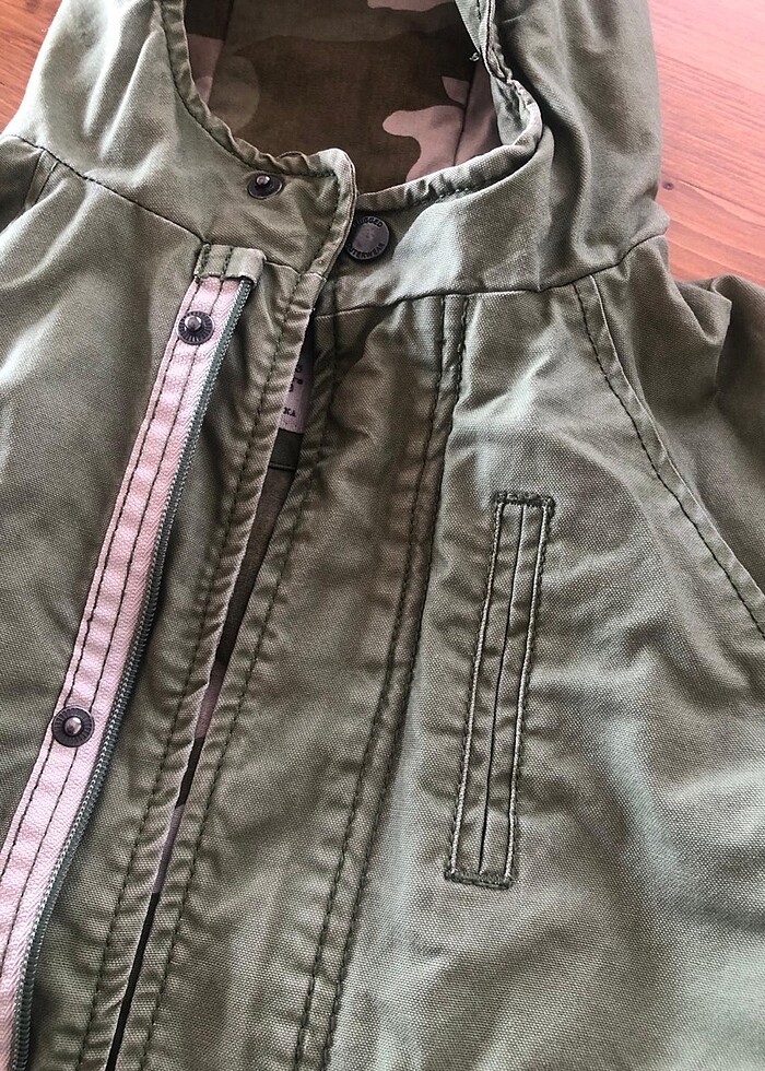 Zara 2-3 Yaş Kapşönlü Mevsimlik Kaban - Görsel 4