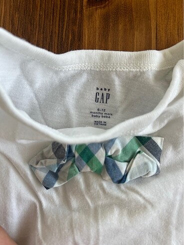 Gap GAP Çıtçıtlı uzun kollu papyonlu Body