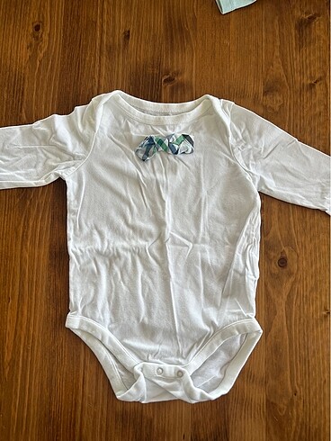 GAP Çıtçıtlı uzun kollu papyonlu Body