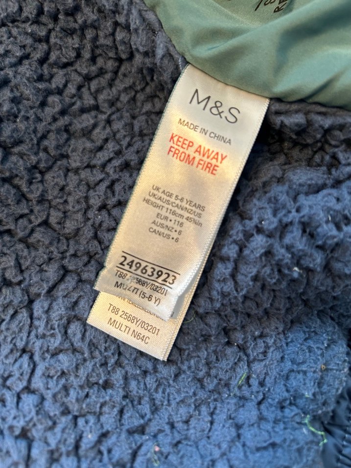 M&S Renk Bloklu Kapüşonlu Puffer Şişme Mont  - Görsel 3