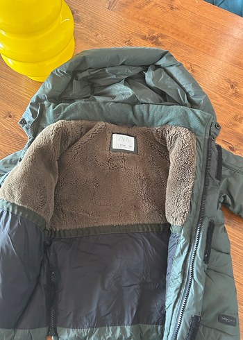 Zara Orijinal İçi lü, kapüşonlu Çocuk Mont - Görsel 3
