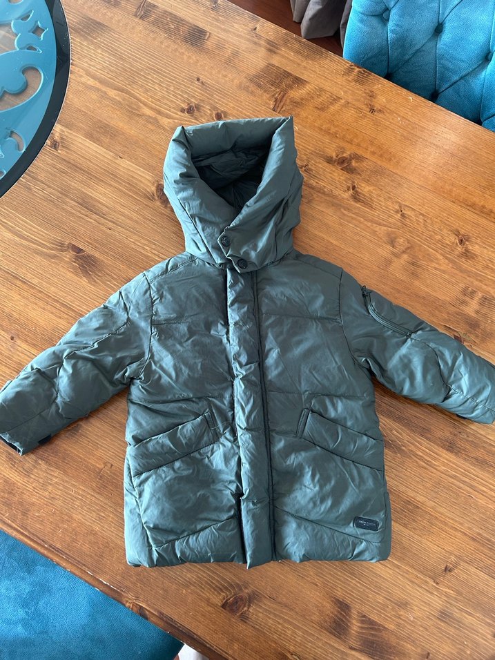 Zara Orijinal İçi lü, kapüşonlu Çocuk Mont  - Görsel 2