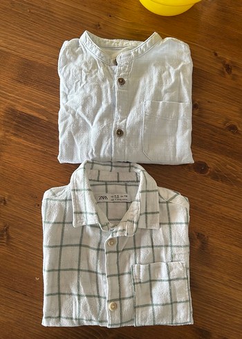 Zara 4-5 yaş erkek çocuk gömlek sorunsuz orijinal - Görsel 2