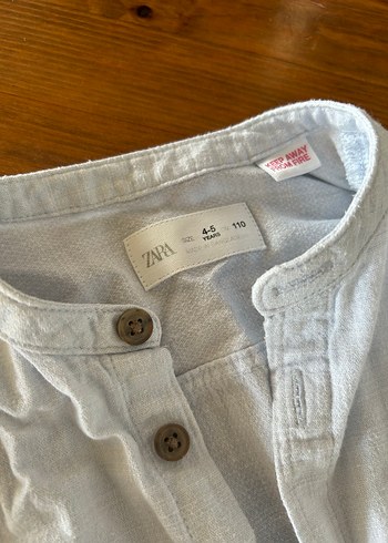 Zara 4-5 yaş erkek çocuk gömlek sorunsuz orijinal - Görsel 10
