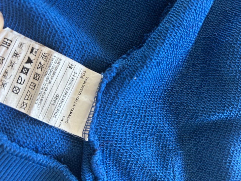 Benetton orijinal fermuarlı kapüşonlu Sweatshirt - Görsel 4
