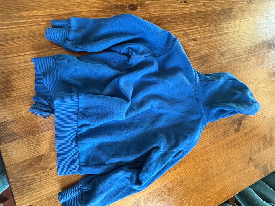 Benetton orijinal fermuarlı kapüşonlu Sweatshirt - Görsel 5