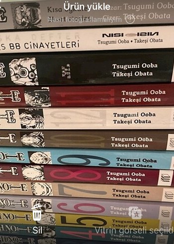 Death Note Manga Seti - Takesi Obata & Tsugumi Ooba