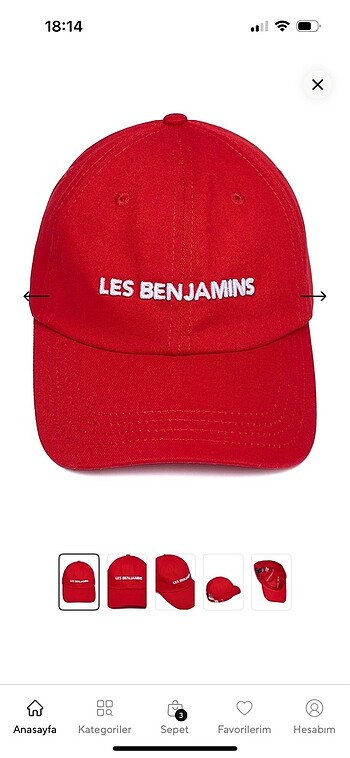 Les benjamins şapka