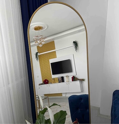 180/70 cm gold ayaklı boy aynası