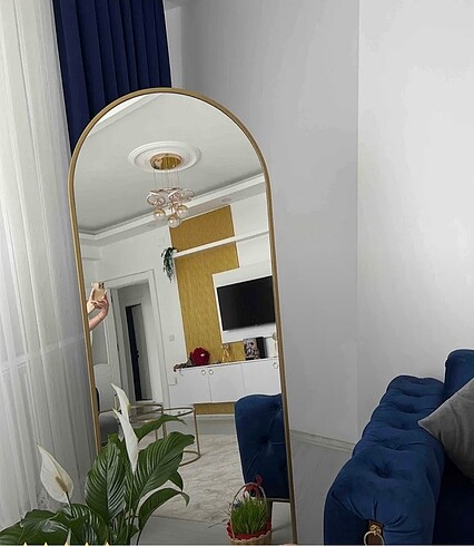 Diğer 180/70 cm gold ayaklı boy aynası