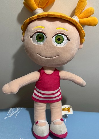 Renkli Pembe Peluş Oyuncak Bebek