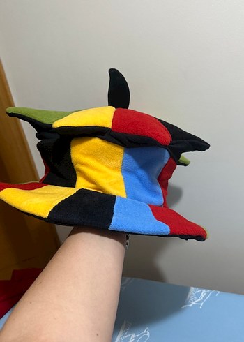 Diğer Renkli desenli şapka