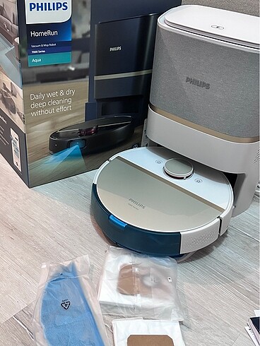 Beden Philips agua 7000 ıslak ve kuru çöp istasyonu robot süpürge