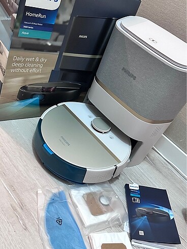 Beden Renk Philips agua 7000 ıslak ve kuru çöp istasyonu robot süpürge