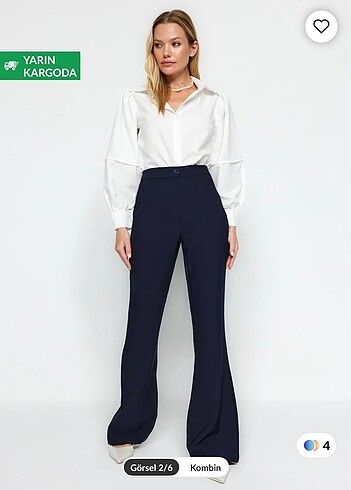 Trendyolmilla flare kumaş pantolon