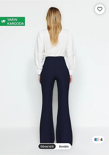 Trendyol & Milla Trendyolmilla flare kumaş pantolon