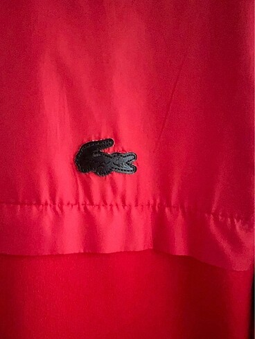 s Beden kırmızı Renk Lacoste Ceket