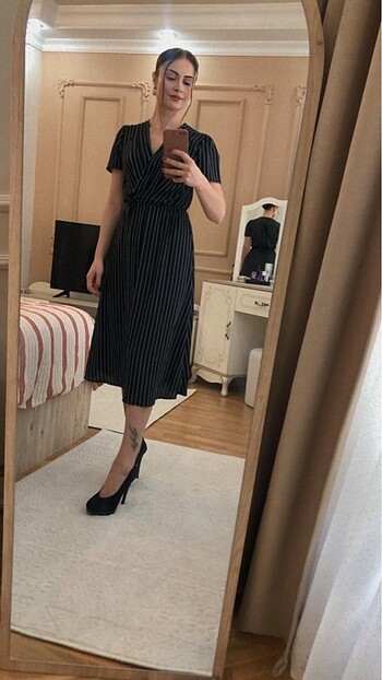 Midi boy elbise - Görsel 5