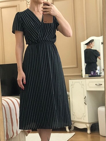 Midi boy elbise - Görsel 9