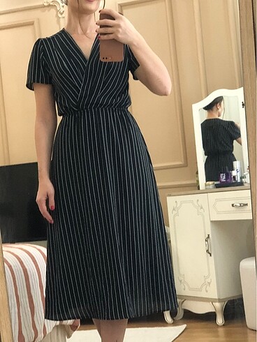 Midi boy elbise - Görsel 10