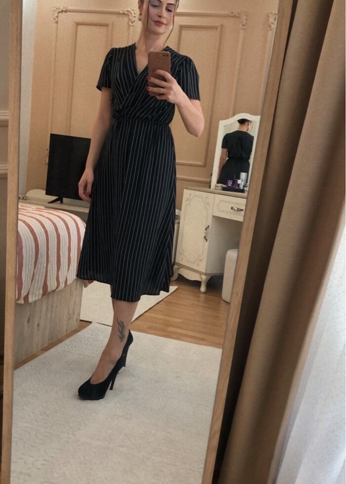 Midi boy elbise - Görsel 5