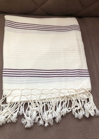 Beyaz Çizgili Peştemal - Görsel 5