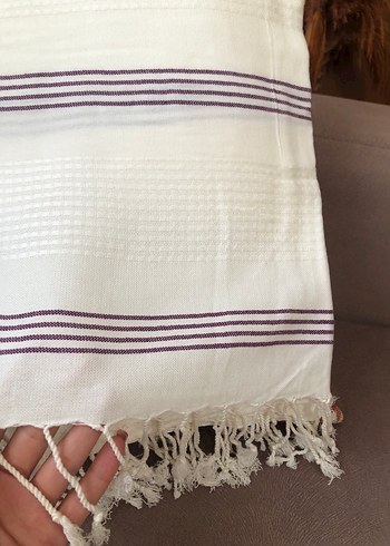 Beyaz Çizgili Peştemal - Görsel 7