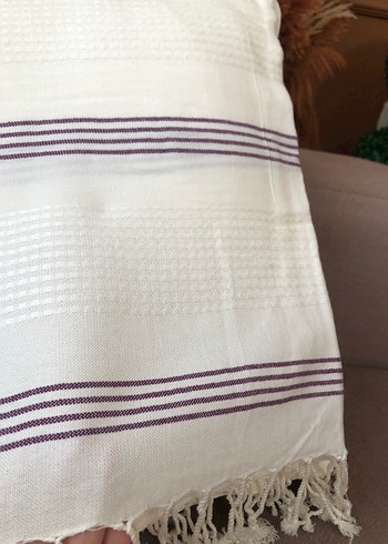 Beyaz Çizgili Peştemal - Görsel 4