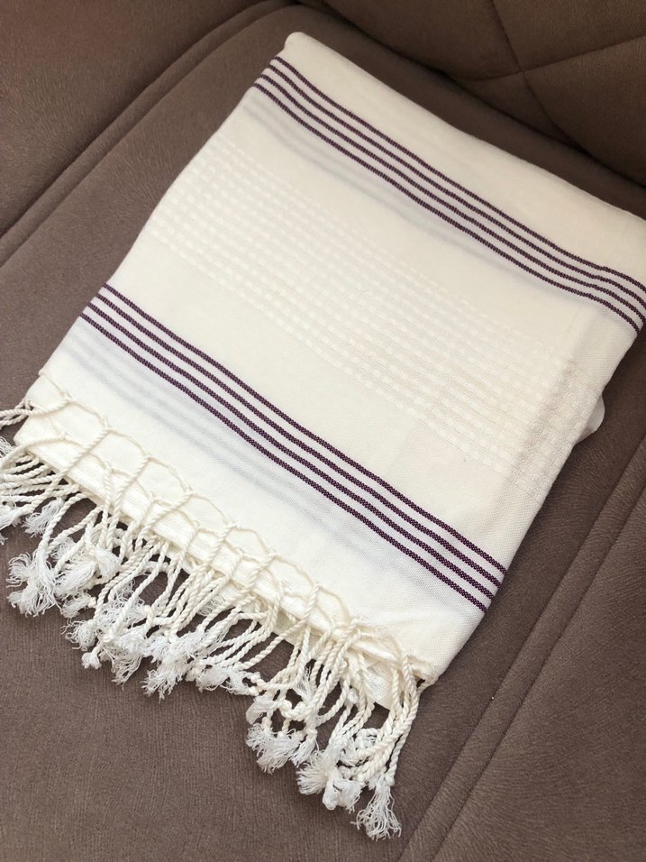 Beyaz Çizgili Peştemal - Görsel 2