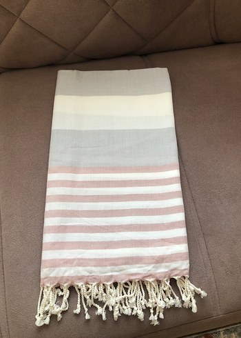 Bohem Çizgili Pastel Peştemal - Görsel 6