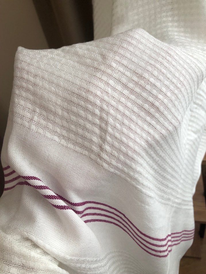 Beyaz Çizgili Peştemal - Görsel 5