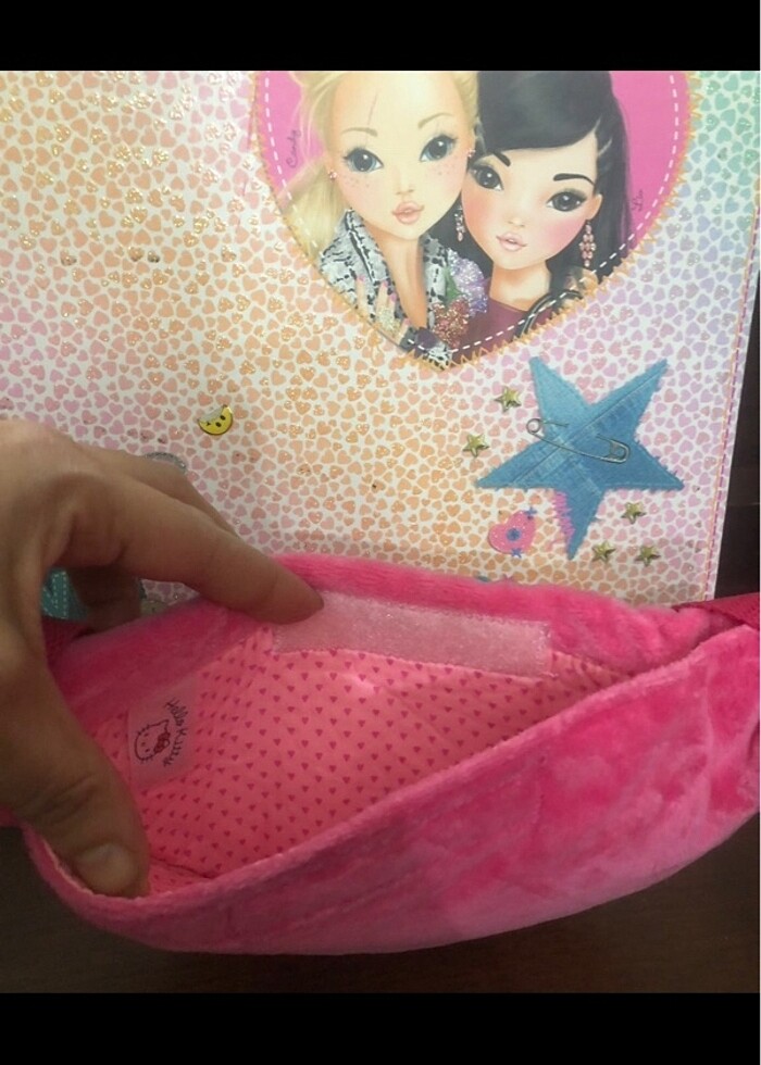 Dörtlü set saat klasör  hello kitty bel çantası - Görsel 5