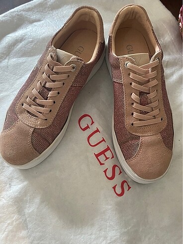 36 Beden pembe Renk Guess orjinal sneaker spor