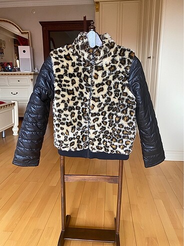 Diğer Leopar kadın mont