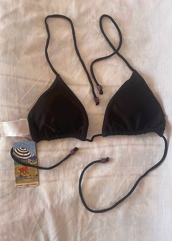 40 Beden siyah Renk LCW xside Siyah İpli Bikini Üstü