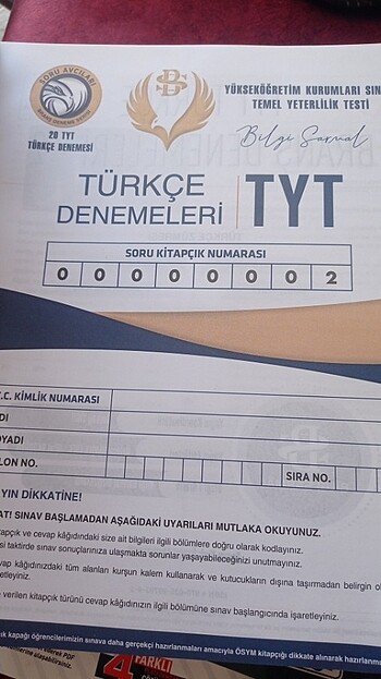  Bilgi sarmal tyt Türkçe 20li deneme seti