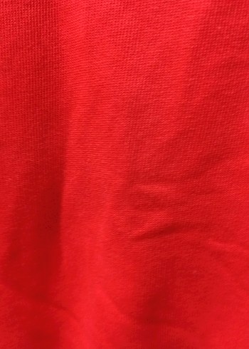 m Beden kırmızı Renk Kırmızı Baskılı Uzun Kollu Sweatshirt