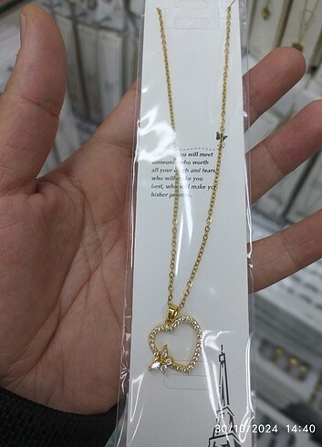 MODA TREND BAYAN ÇELİK TAKI KOLYE  - Görsel 2