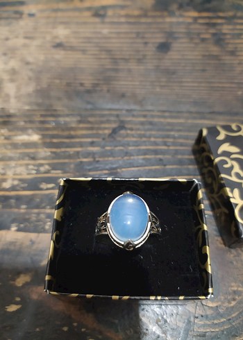 Klasik Elegan Beyaz Bohem Yüzük - Görsel 2