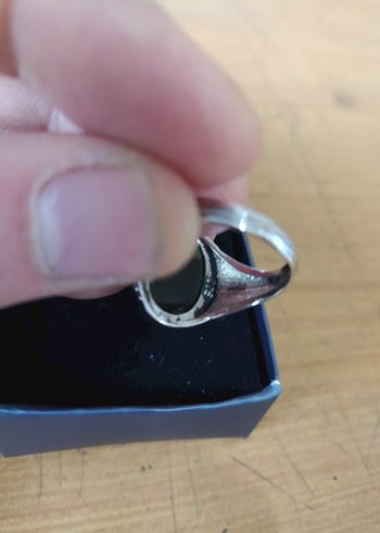 Yeşil Minimalist Erkek Yüzük - Görsel 4