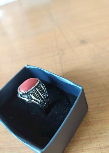 Pembe Vintage Bohem Erkek Yüzüğü - Görsel 2