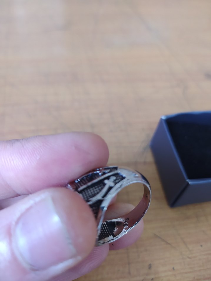 Pembe Vintage Bohem Erkek Yüzüğü - Görsel 3