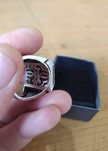 Gri Vintage Bohem Erkek Yüzük - Görsel 4