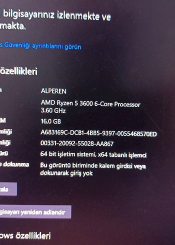 Anakart, Ekran Kartı, 8*2 Ram, 1Tb SSD, 600w Psu + İşlemci