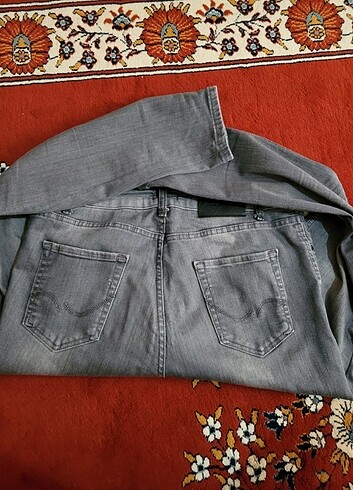 Jack&Jones gri erkek kot pantolon 