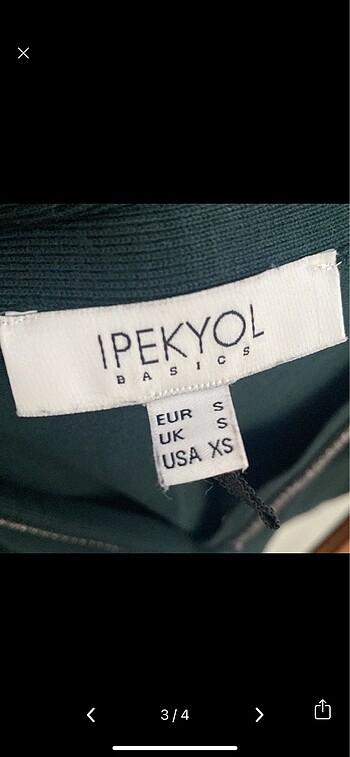 s Beden yeşil Renk İpekyol kazak